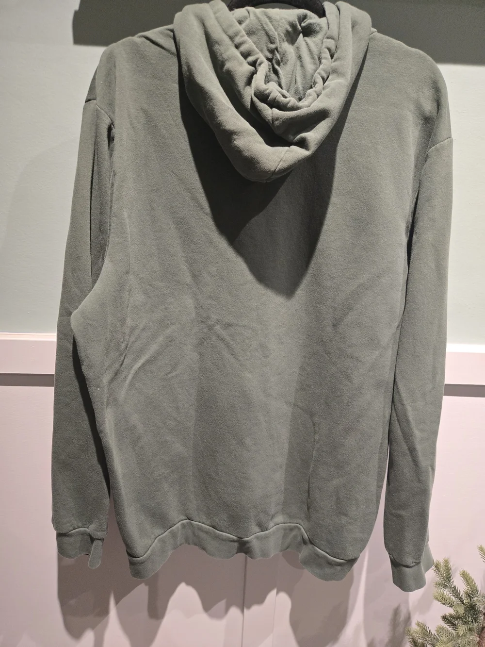 Adidas Men’s Hoodie - Sage Green Pullover